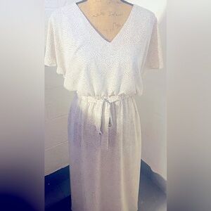 Polka Dot Flutter sleeve dress